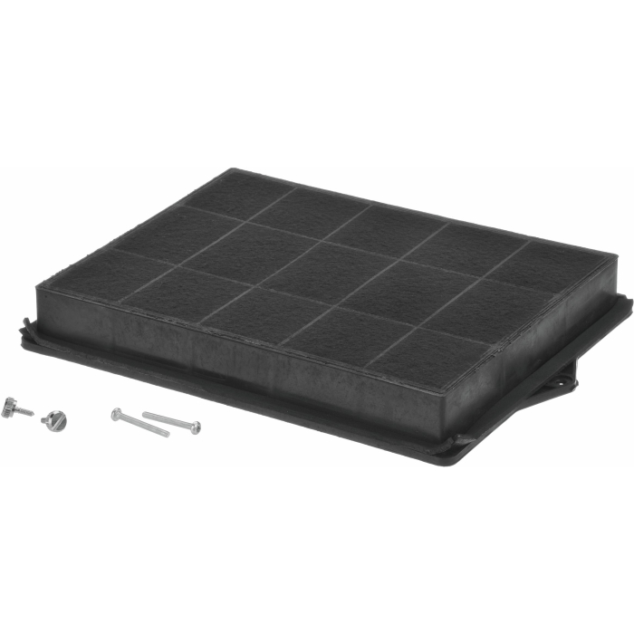 Koolstoffilter voor recirculatie afzuigkappen Afmeting: 27,1 x 21,4 x 3,8 cm. (LXBXH) 00354434 - DHZ5170