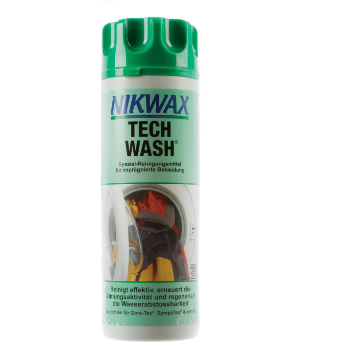 Nikwax Tech Wash Onderhoudsmiddel voor Waterdichte of Waterafstotende kleding - 300 ml Speciaal wasmiddel Tech Wash 00463531