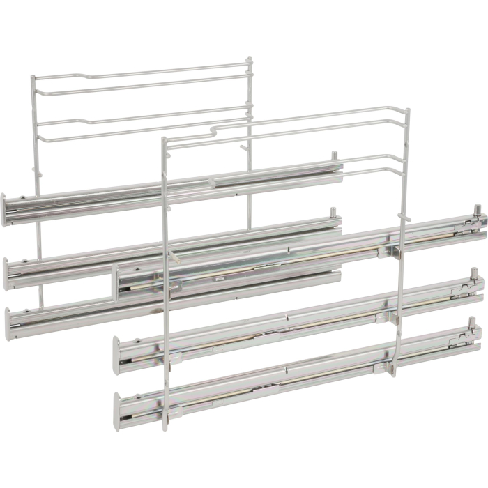 Uitschuifstuk 3-delig Telescopisch uittreksysteem op 3 niveaus Geschikt voor apparaten met pyrolyse-functie 00577329