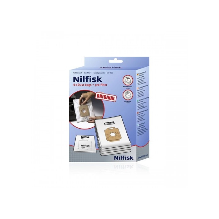 Nilfisk originele stofzakken incl motor filter - 1470286500