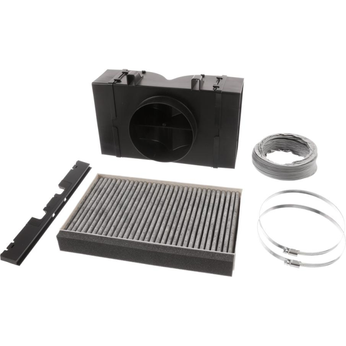 CleanAir recirculatie startset met anti-vis filter (levensduur 6 - 12 maanden) voor iQ500/700 wandschouwkappen 17006606