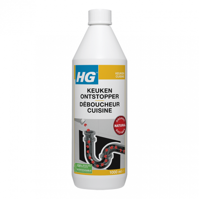 HG keukenontstopper Effectieve en natuurlijke gootsteenontstopper (1l)481100100