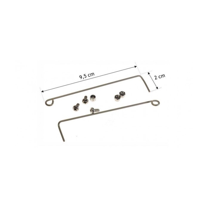 Whirlpool / Bauknecht Veer van trommelklep bovenlader 2 stuks - 481209498005