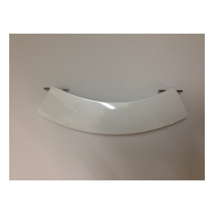 Bosch / Siemens Deurgreep wit gebogen voor wasmachine  witgoedpartsnr: 481710