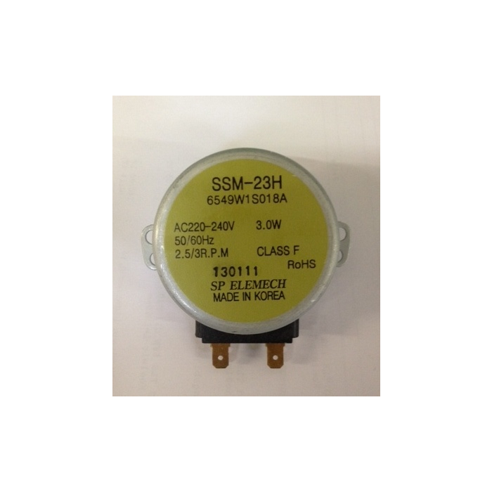 Bosch / Siemens Motor van draaiplateau (combi) magnetrons witgoedpartsnr: 489688