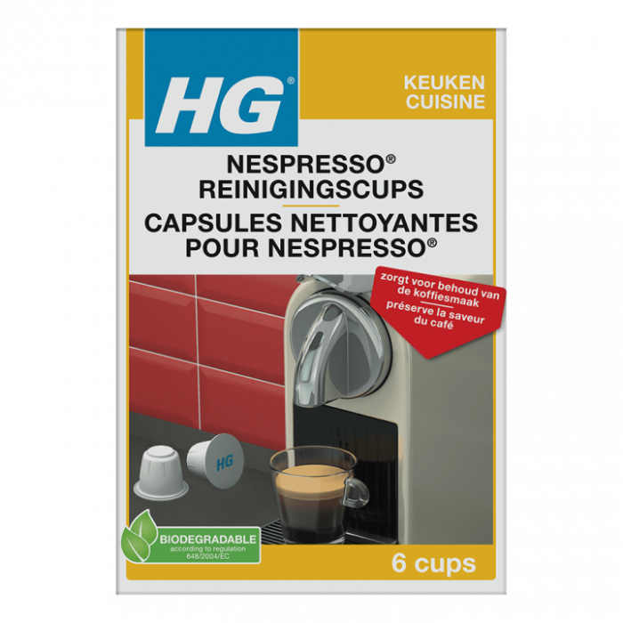 HG reinigingscups voor Nespresso machines - 678000100