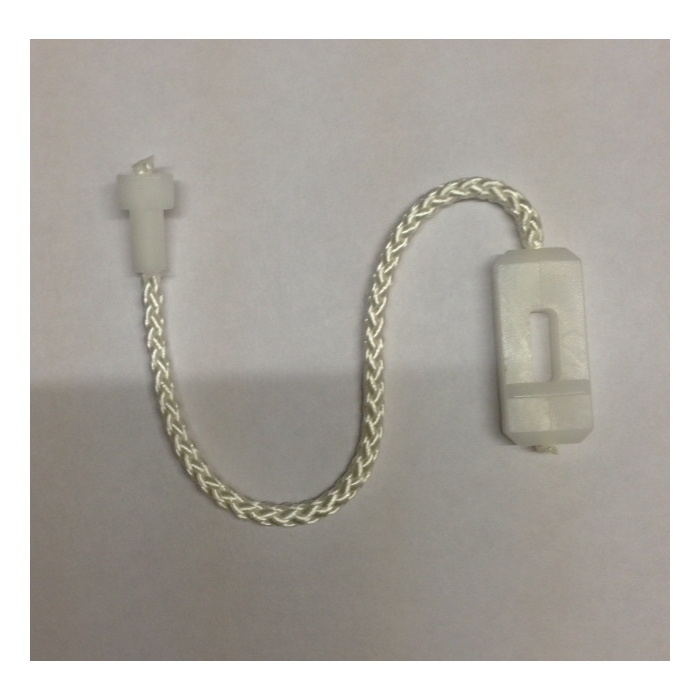 AEG / Electrolux touwtje van deurveer mechanisme voor vaatwasser witgoedpartsnr: 8996461841000