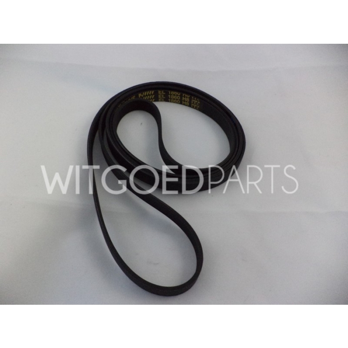 Candy/Hoover 1860 H8 TEM elastische Poly V Snaar voor wasdroger witgoedpartsnr: 90446634