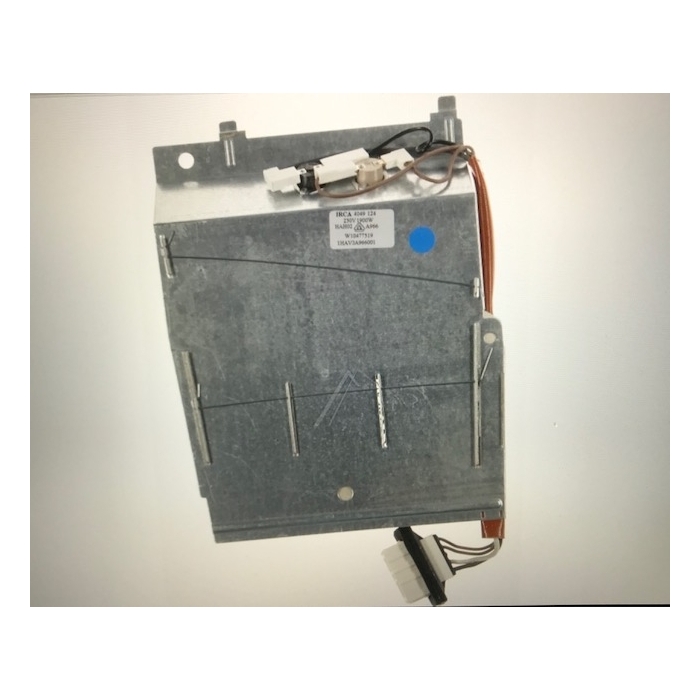 <p>Whirlpool Bauknecht Indesit verwarming element 1900W 230V 481010477519 <br />C00438887<br />Wordt gebruikt in diverse Whirlpool Bauknecht Indesit drogers waaronder de: <br /><br />857500112021 – AWZ 7456 <br /><br />Inhoud: <br /><br />1 stuks</p