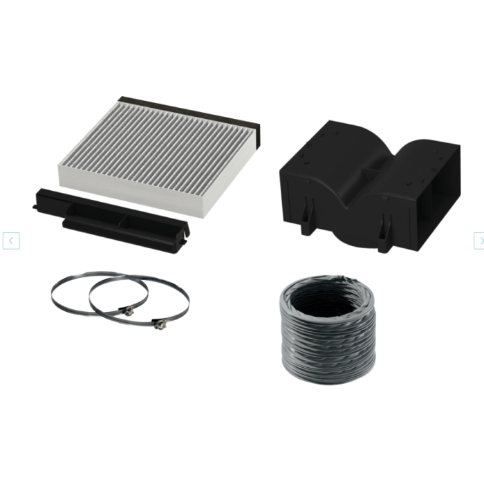 Bosch Siemens Clean Air recirculatieset, standaard uitrusting 17006603