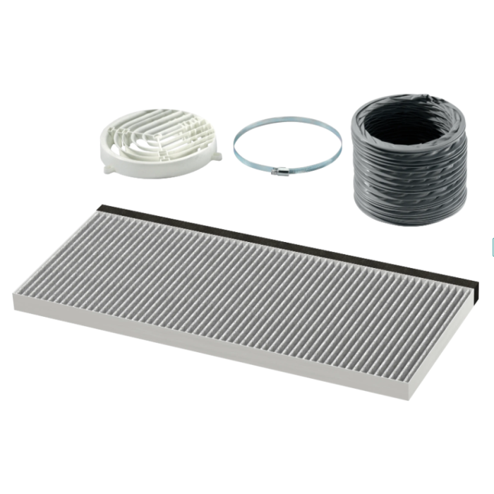 Bosch Siemens Clean Air recirculatieset, standaard uitrusting 17006608