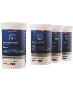 Set met reinigingsmiddel en snelontkalker voor wasmachines 00312265