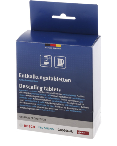 Ontkalkingstabletten 12x18g geschikt voor koffiemachines, waterkokers en heetwaterdispensers. 00312454