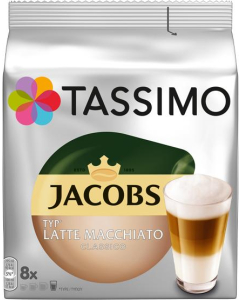 Tassimo Koffie T-Discs: Jacobs Latte Macchiato Classic 00467148