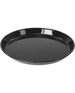 Pizza bakplaat geschikt voor ovens - Geëmailleerde grijs - Ø 35 cm - Hoogte ca. 3 cm 00577346 - HEZ617000W