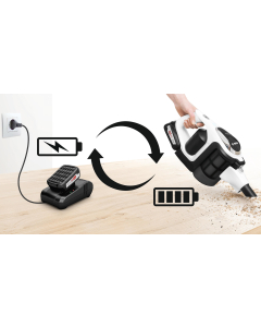 Snellader Power for ALL- draadloze steelstofzuigers 12023467 - BHZUC18N