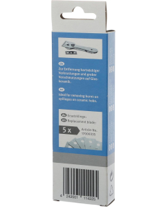 Glasschraper voor reiniging van glaskeramische kookplaat - 1 mes 17000334