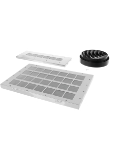 startset incl. regenereerbaar koolfilter (levensduur 10 jaar) voor verticale wandschouwkappen, zonder gebruik van schacht 17000785 - DWZ0AF0R0
