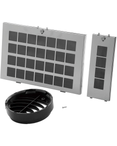 startset incl. regenereerbaar koolfilter (levensduur 10 jaar) voor diagonale wandschouwkappen, zonder gebruik van schacht 17000786 - DWZ0AK0R0