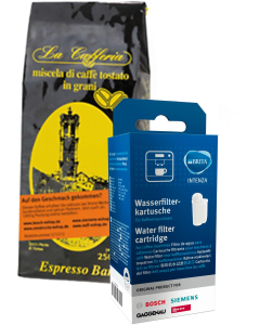 Brita intenza waterfilter en La Cafferia Supremo Espresso geschenk! 17001963