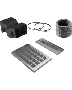 startset incl. regenereerbaar koolfilter (levensduur 10 jaar) voor verticale wandschouwkappen 17002813 - DWZ0AF0S0
