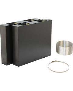 Integreerbare cleanAir Plus recirculatie startset met anti-allergeen/anti-vis koolfilter voor 80 cm glassdraftAir 17005508