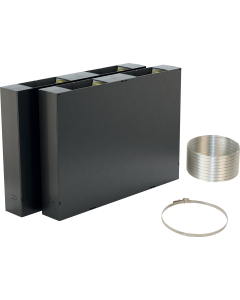 Integreerbare cleanAir Plus recirculatie startset met anti-allergeen/anti-vis koolfilter voor 90 cm glassdraftAir 17006057