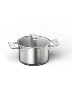 Kookpan met deksel ⌀ 16 cm - geschikt voor inductie 17006181