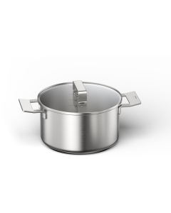 Kookpan met deksel ⌀ 20 cm - geschikt voor inductie 17006182