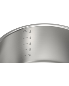 Kookpan met deksel ⌀ 20 cm - geschikt voor inductie 17006182