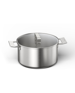 Kookpan met deksel ⌀ 24 cm - geschikt voor inductie 17006183