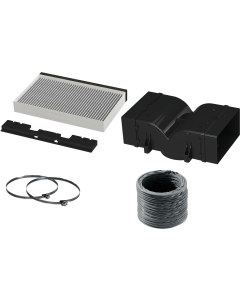 CleanAir recirculatie startset met anti-vis filter (levensduur 6 - 12 maanden) voor eilandschouwkappen 17006610