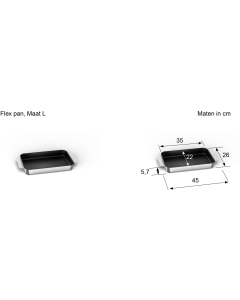 Flexpan geschikt voor inductie, formaat groot 17007152