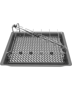 Rotisserie grillset, roestvrijstaal 17007413