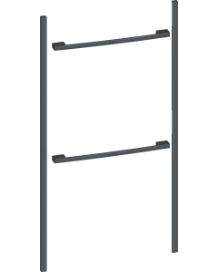Flex Design Kit voor naadloze combinatie, 105 cm, antracietgrijs, voor een grote oven en een compacte oven SC FlexDesign AG 105 60 + 45 17007799