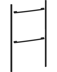 Flex Design Kit voor naadloze combinatie, 105 cm, diepzwart, voor een Fullsize oven & een Compacte oven SC FlexDesign DB 105 60 + 45 17007801
