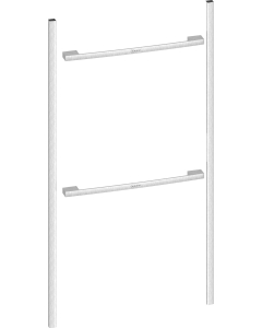 Flex Design Kit voor naadloze combinatie, 105 cm, Metallic zilver, voor een grote oven en een compacte oven SC FlexDesign MS 105 60 + 45 17007802