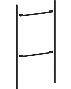 Flex Design Kit voor naadloze combinatie, 120 cm, Diepzwart, voor een grote oven en een grote oven, voor een lade (verwarming, accessoire, vacuüm) en een grote oven en een compacte oven SC FlexDesign DB 120 60+60 17007809