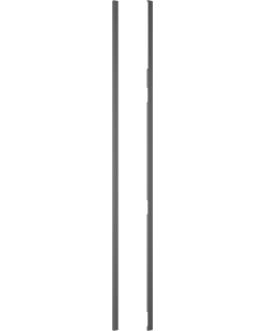 Flex Design Kit voor naadloze combinatie, 66,7 cm, diepzwart, voor een afzuigkap en een kookplaat Zijstrips, diep zwart 17007817