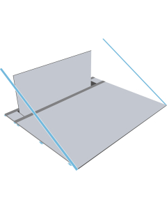 Flex Design Kit voor naadloze combinatie, 66,7 cm, diepzwart, voor een afzuigkap en een kookplaat Zijstrips, diep zwart 17007817