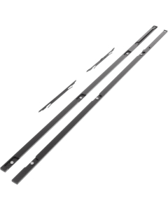 Flex Design Kit voor naadloze combinatie, 66,7 cm, diepzwart, voor een afzuigkap en een kookplaat Zijstrips, diep zwart 17007817