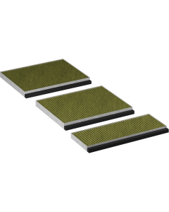 Clean Air Plus koolstoffilters voor afzuigkappen, 3 stuks 17008032 - DWZ1BK1B6