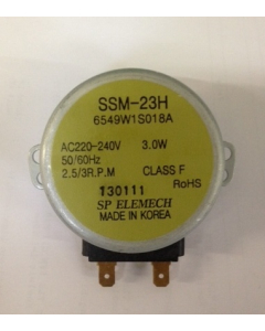Bosch / Siemens Motor van draaiplateau (combi) magnetrons  witgoedpartsnr: 489688