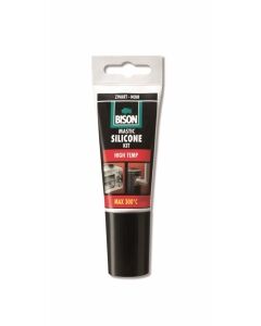 Bison Siliconenkit High Temp 60ml Zwart  6301463