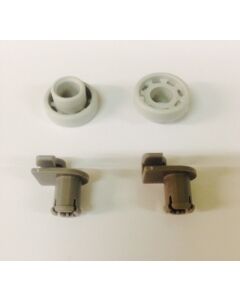 Bosch / Siemens Korfwiel van bovenkorf origineel voor vaatwasser witgoedpartsnr: 424717