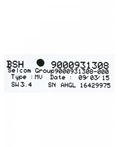 Bosch / Siemens Bedienings moduul 11002897