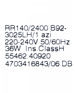 Bosch / Siemens Ventilatormotor 12010475