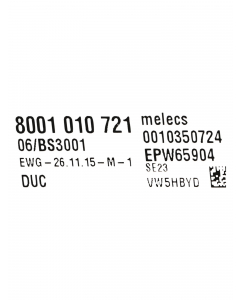Bosch / Siemens Doseermodule 12011913