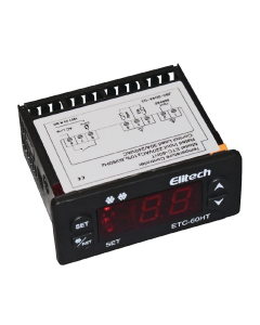 Polar Elitech digitale temperatuurregelaar voor bardisplays ETC-60HT AD300